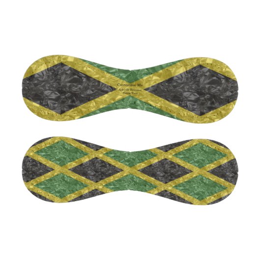 jamaikanische Flagge - zerknittert Baseball (Paneele)