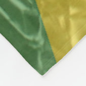 jamaikanische Flagge - zerknittert Fleecedecke (Ecke)