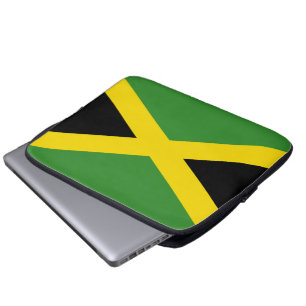 Jamaikanische Flaggen-Laptop-Hülse Laptopschutzhülle