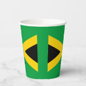 Jamaikanische Flaggenpapiertassen und Jamaika-Part Pappbecher (Links)