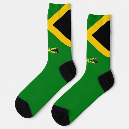 Jamaikanische Flaggensocken Socken (Linkes Detail)