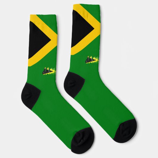 Jamaikanische Flaggensocken Socken (Rechts)