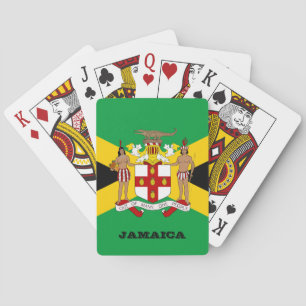 Jamaikanische Flaggenspiele, Jamaika spielen Karte Spielkarten