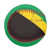 Jamaikanische Grunge-Flagge Baseball (Vorderseite Links)