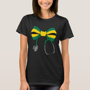 Jamaikanische Kokette Krankenschwester Schleife Ja T-Shirt
