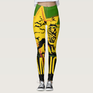 jamaikanische Leggings Lion von Judah Design