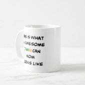 jamaikanische Mutter, phantastisch Kaffeetasse (Vorderseite Links)