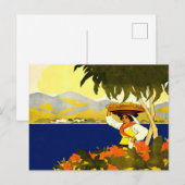 jamaikanische Postkarte (Vorne/Hinten)