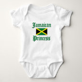 Jamaikanische Prinzessin Baby Strampler (Vorderseite)