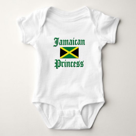 Jamaikanische Prinzessin Baby Strampler (Vorderseite)