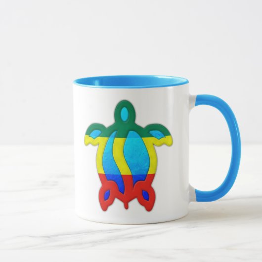 Jamaikanische Schildkröte Tasse (Rechts)