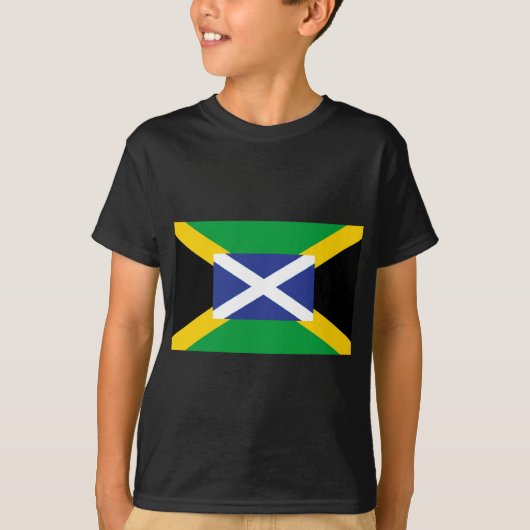 Jamaikanische schottische Flagge - Jamaika - T-Shirt (Vorderseite)