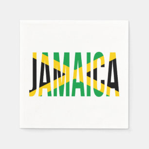 Jamaikanische Stolz-Flagge von Jamaika Serviette