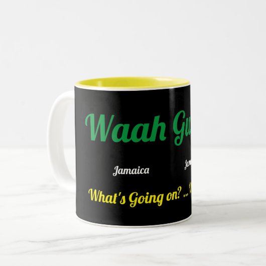 Jamaikanische Tasse (Vorderseite Links)