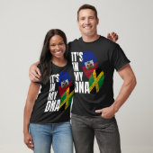 jamaikanische und haitianische Mix-Fahne DNA-Herit T-Shirt (Unisex)