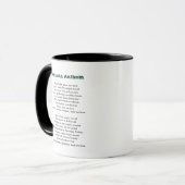 Jamaikanische Wappen Taino Anthem Tasse (Vorderseite Links)