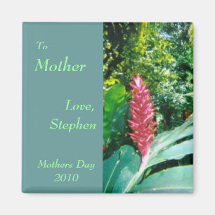 Jamaikanischer Blumen-Magnet für Mama Magnet
