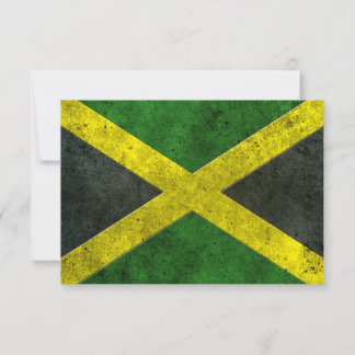 Jamaikanischer Flaggengealterter Stahleffekt
