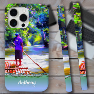 Jamaikanischer Fluss Raft Ride J001 Case-Mate iPhone Hülle