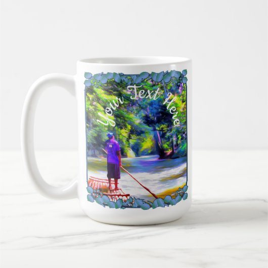 Jamaikanischer Fluss Raft Ride J001 Kaffeetasse (Links)