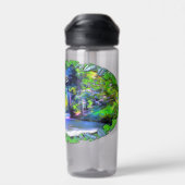 Jamaikanischer Fluss Raft Ride J001 Trinkflasche (Rückseite)