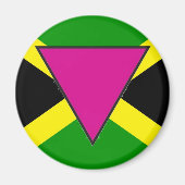 jamaikanischer Gay Pride Magnet (Vorne)