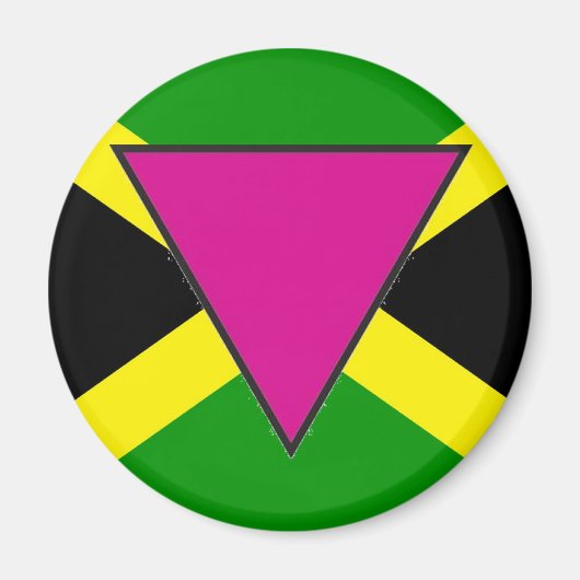jamaikanischer Gay Pride Magnet (Vorne)
