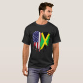 Jamaikanischer Hispanic Heritage Monat Jamaika T-Shirt (Vorne ganz)