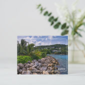 Jamaikanischer Küstenort Postkarte (Stehend Vorderseite)