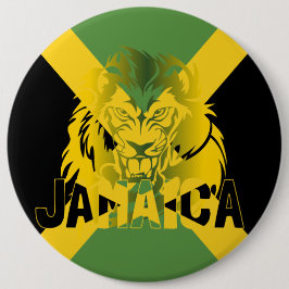 Jamaikanischer Lion Button