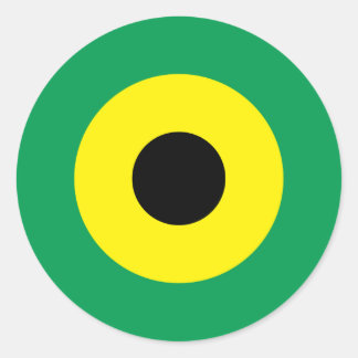 Jamaikanischer Mod-Round-Sticker 2 Runder Aufkleber