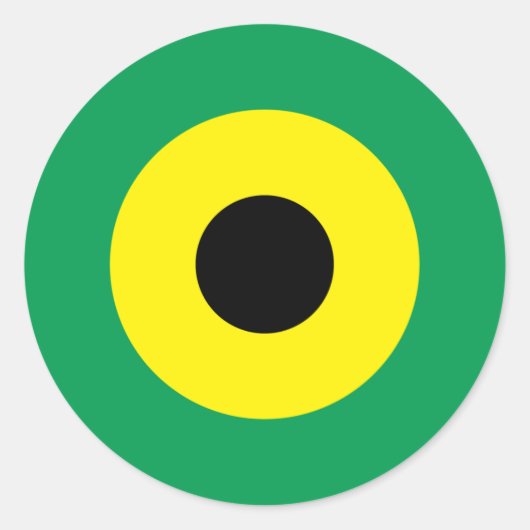 Jamaikanischer Mod-Round-Sticker 2 Runder Aufkleber (Vorderseite)