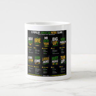 Jamaikanischer Patois-Slang Jumbo-Tasse