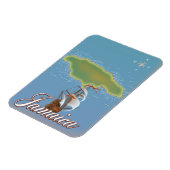 Jamaikanischer Reiseplan Magnet (Linke Seite)