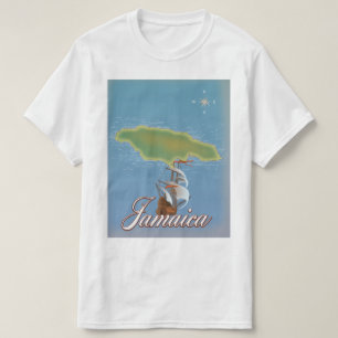 Jamaikanischer Reiseplan T-Shirt