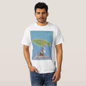 Jamaikanischer Reiseplan T-Shirt (Vorne ganz)