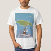 Jamaikanischer Reiseplan T-Shirt (Vorderseite)