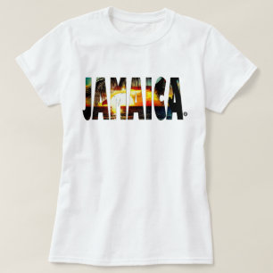 Jamaikanischer T - Shirt Jamaika-Sonnenuntergangs