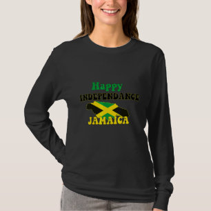 Jamaikanischer Unabhängigkeitstag Jamaika Karte un T-Shirt