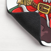 jamaikanischer Weihnachtsmann rasta santa claus ra Mousepad (Ecke)