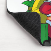 jamaikanischer Weihnachtsmann rasta santa claus ra Mousepad (Ecke)