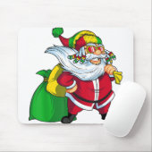 jamaikanischer Weihnachtsmann rasta santa claus ra Mousepad (Mit Mouse)