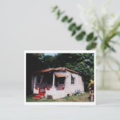 Jamaikanisches Altes Haus Postkarte (Stehend Vorderseite)