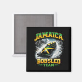 Jamaikanisches Bobteam Magnet (Vorderseite/Rückseite)