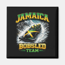 Jamaikanisches Bobteam Magnet