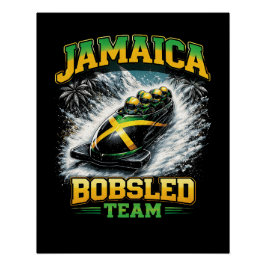Jamaikanisches Bobteam Poster