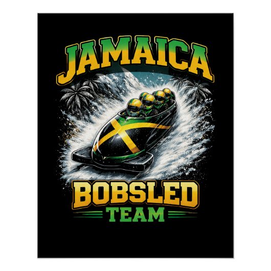 Jamaikanisches Bobteam Poster (Vorderseite)