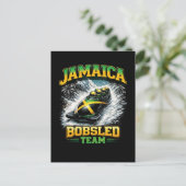 Jamaikanisches Bobteam Postkarte (Stehend Vorderseite)