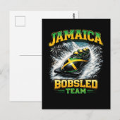 Jamaikanisches Bobteam Postkarte (Vorne/Hinten)