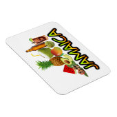 jamaikanisches Essen Magnet (Rechte Seite)